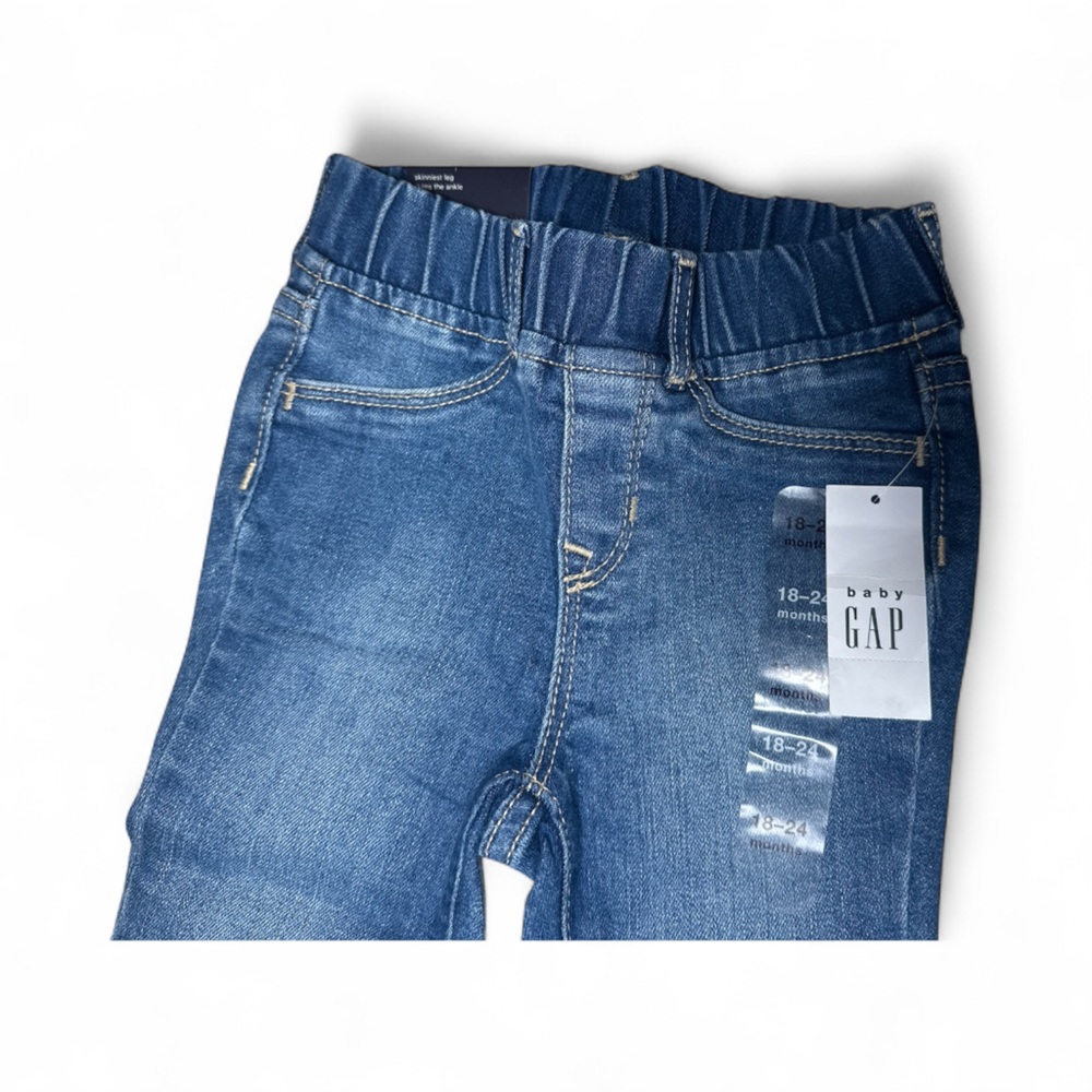 NWT 18-24 months, GAP Medium Wash BabyGap Pull-On Ankle Jeggings - Picture 4 of 5